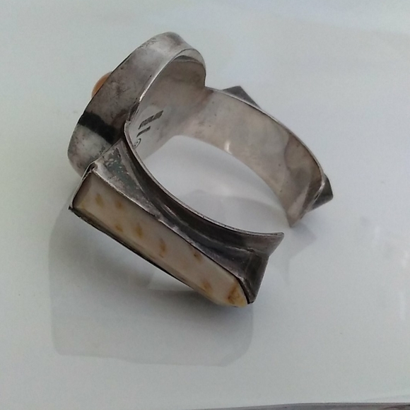 Unique Modernist Darla Nordstrom Sterling Silver Cuff VINTAGE - Picture 16 of 16